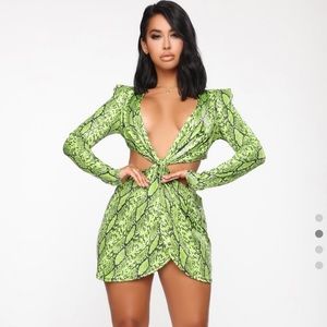 Beautiful dress like new from fashion nova